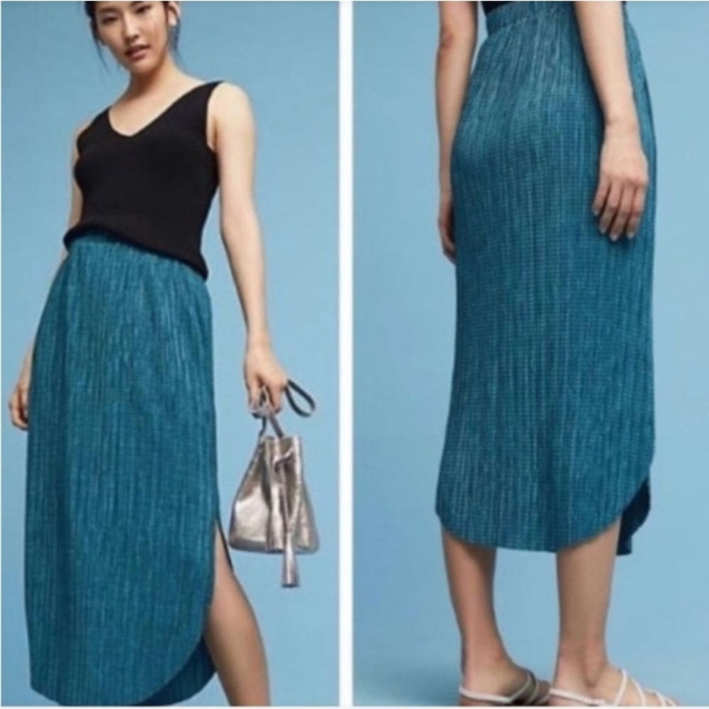 Anthropologie Odelle Textured Skirt by Sabina Musayev